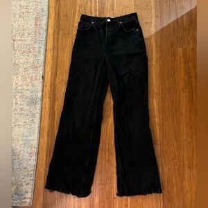 Zara wide leg high rise Jean